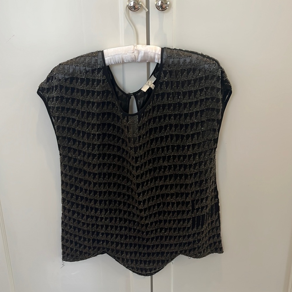 Joie XS Beaded Blouse
